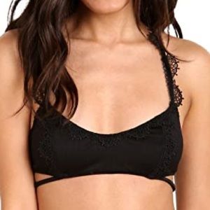 For Love and Lemons La Rochelle Bikini Top Medium